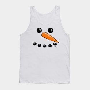 Snowman Face Tank Top